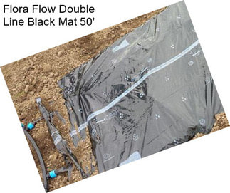 Flora Flow Double Line Black Mat 50\'