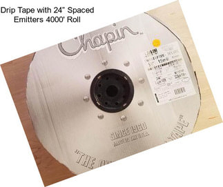 Drip Tape with 24” Spaced Emitters 4000\' Roll