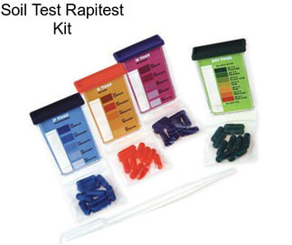 Soil Test Rapitest Kit