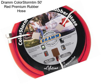 Dramm ColorStormtm 50\' Red Premium Rubber Hose