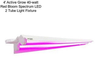 4\' Active Grow 40-watt Red Bloom Spectrum LED 2 Tube Light Fixture