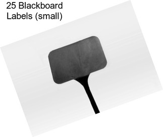 25 Blackboard Labels (small)