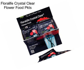 Floralife Crystal Clear Flower Food Pkts