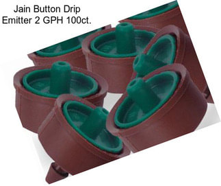 Jain Button Drip Emitter 2 GPH 100ct.