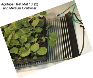 Agritape Heat Mat 10\' (2) and Medium Controller