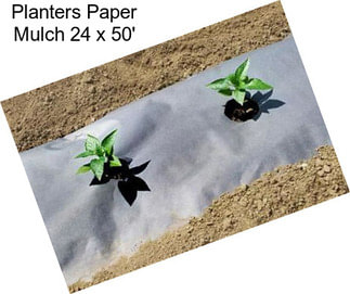 Planters Paper Mulch 24\