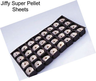 Jiffy Super Pellet Sheets