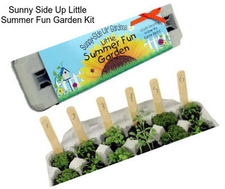 Sunny Side Up Little Summer Fun Garden Kit