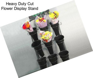 Heavy Duty Cut Flower Display Stand