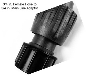 3/4 in. Female Hose to 3/4 in. Main Line Adaptor