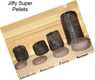 Jiffy Super Pellets