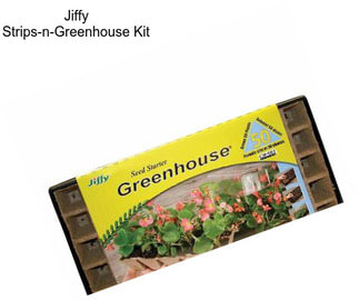 Jiffy Strips-n-Greenhouse Kit