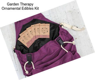 Garden Therapy Ornamental Edibles Kit