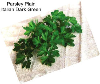 Parsley Plain Italian Dark Green
