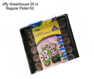 Jiffy Greenhouse 25 ct Regular Pellet Kit