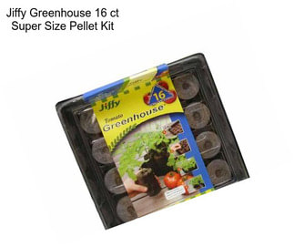 Jiffy Greenhouse 16 ct Super Size Pellet Kit