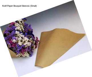 Kraft Paper Bouquet Sleeves (Small)