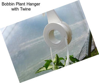 Bobbin Plant Hanger with Twine