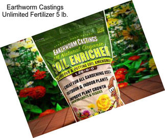Earthworm Castings Unlimited Fertilizer 5 lb.