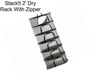 Stack!t 2\' Dry Rack With Zipper