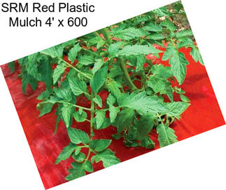 SRM Red Plastic Mulch 4\' x 600\