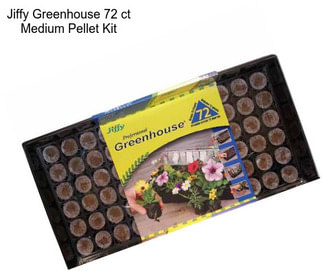 Jiffy Greenhouse 72 ct Medium Pellet Kit