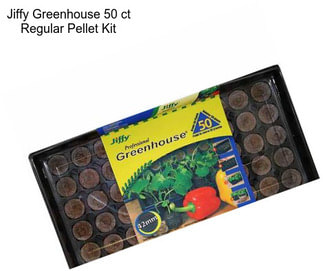 Jiffy Greenhouse 50 ct Regular Pellet Kit