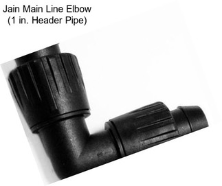 Jain Main Line Elbow (1 in. Header Pipe)