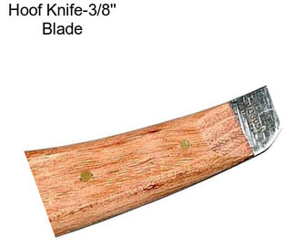 Hoof Knife-3/8\'\' Blade
