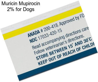 Muricin Mupirocin 2% for Dogs