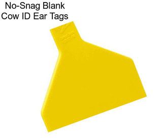 No-Snag Blank Cow ID Ear Tags