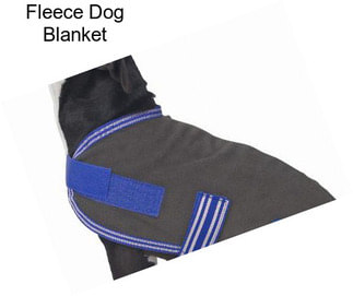 Fleece Dog Blanket