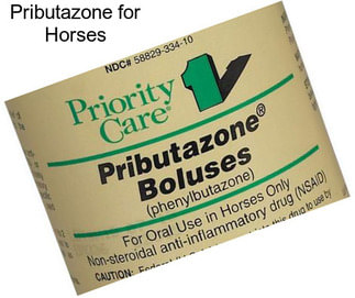 Pributazone for Horses