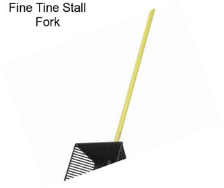 Fine Tine Stall Fork