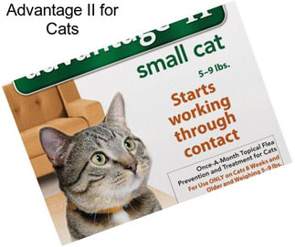 Advantage II for Cats