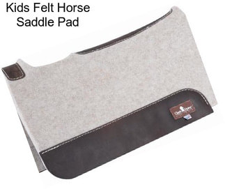 Kids Felt Horse Saddle Pad