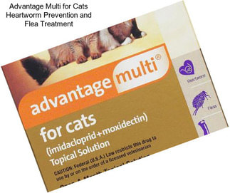 Advantage Multi for Cats Heartworm Prevention and Flea Treatment