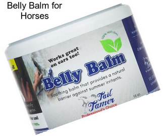 Belly Balm for Horses