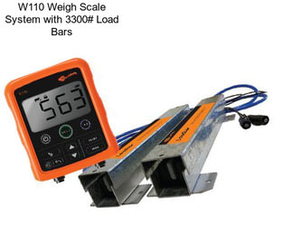 W110 Weigh Scale System with 3300# Load Bars