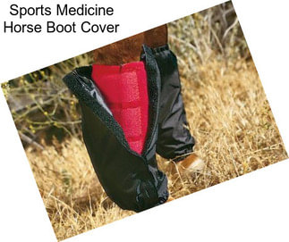 Sports Medicine Horse Boot Cover