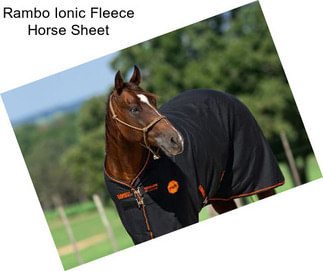 Rambo Ionic Fleece Horse Sheet