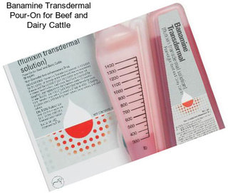 Banamine Transdermal Pour-On for Beef and Dairy Cattle