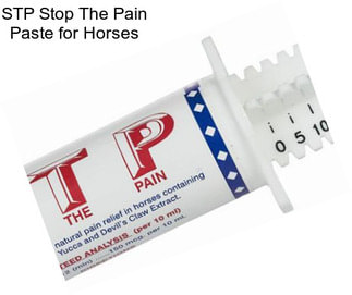 STP Stop The Pain Paste for Horses