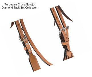 Turquoise Cross Navajo Diamond Tack Set Collection