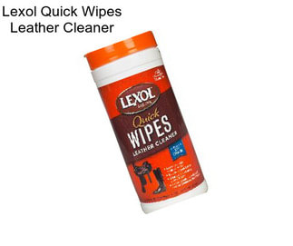 Lexol Quick Wipes Leather Cleaner