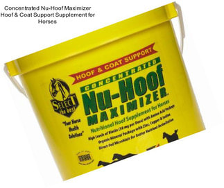 Concentrated Nu-Hoof Maximizer Hoof & Coat Support Supplement for Horses