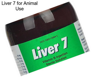 Liver 7 for Animal Use