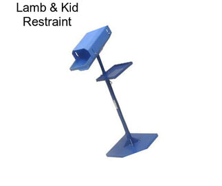 Lamb & Kid Restraint