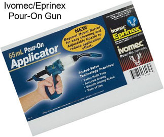 Ivomec/Eprinex Pour-On Gun