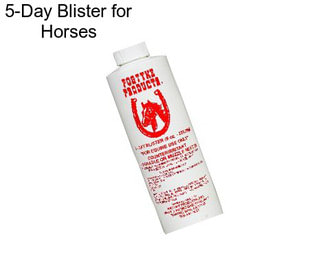 5-Day Blister for Horses